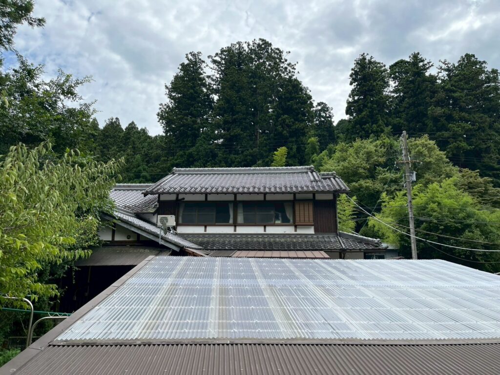 ポリカ波板張替え
